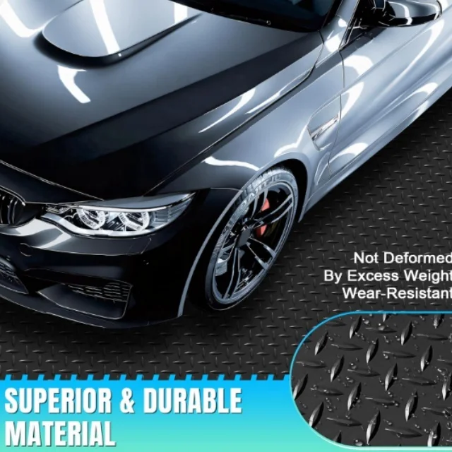 定制地垫橡胶地板图案防滑防滑柳叶橡胶板橡胶车库地板卷 - Image 4