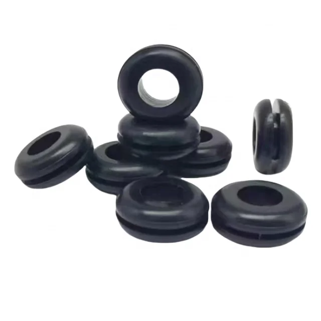 定制标准硅橡胶保护盖电缆套管橡胶索环 - Image 3