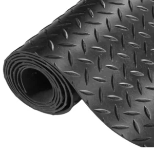 定制钻石工业防滑车库地板垫3毫米厚丁腈橡胶和三元乙丙橡胶薄板卷家庭车间
