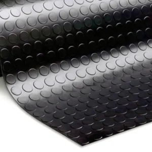 定制硬币螺柱橡胶地板波纹排水板防滑格子橡胶垫地板，带硬币图案