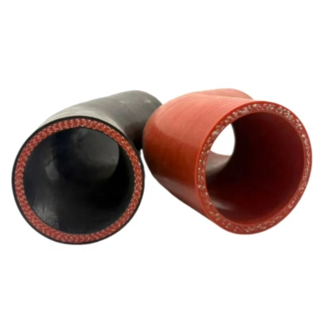 定制的红色柔性硅胶软管用于汽车耐高温和低温