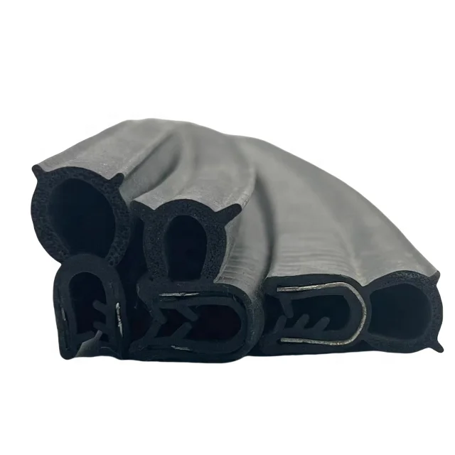 定制高品质汽车橡胶制品三元乙丙橡胶车门边缘饰板橡胶防撞防水密封条 - Image 2