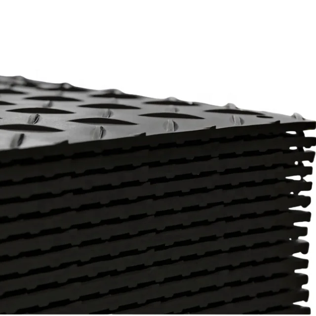 定制重型路脚垫4x8英尺塑料路板,带良好的履带挖掘机解决方案橡胶板 - Image 4