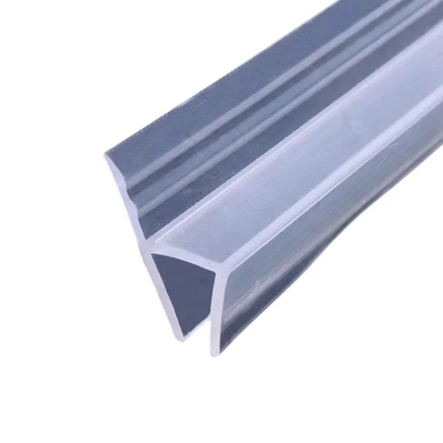 白色透明H形无框防撞密封条,用于门塑料淋浴门密封条 - Image 2