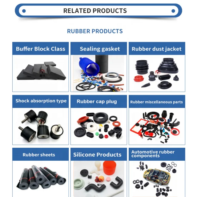 定制FKM EPDM NBR模制圆形或方形异形塑料硅胶塞制造商硅橡胶塞 - Image 5