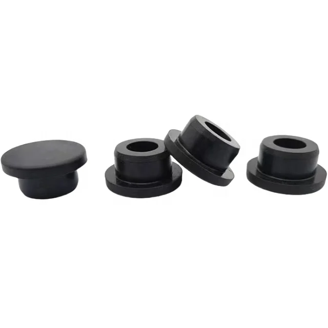 定制FKM EPDM NBR模制圆形或方形异形塑料硅胶塞制造商硅橡胶塞 - Image 4