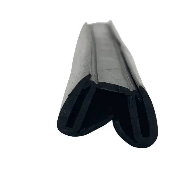 汽车挡风玻璃防水窗聚氯乙烯玻璃密封条U通道天气剥离三元乙丙橡胶植绒挤出密封垫圈 - Image 2
