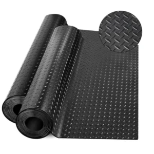 定制地垫橡胶地板图案防滑防滑柳叶橡胶板橡胶车库地板卷