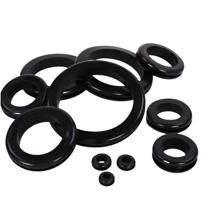 定制标准硅橡胶保护盖电缆套管橡胶索环 - Image 4