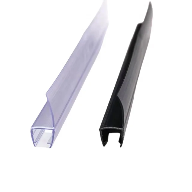 批发定制浴室配件无框玻璃淋浴门防水磁性塑料PVC密封条