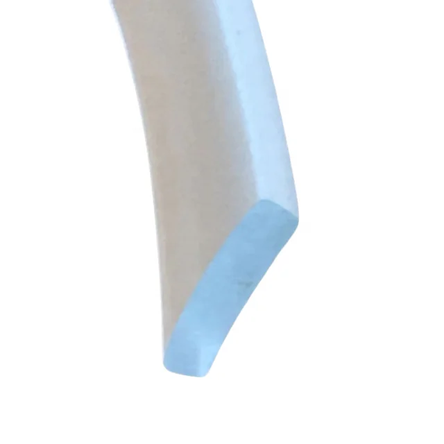 硅树脂缝制橡胶条14x3mm毫米平板硅树脂挤压条,用于Seg织物灯箱